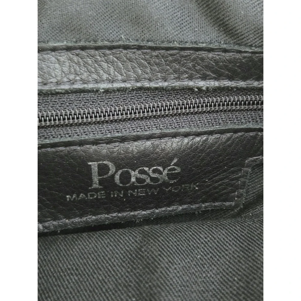 Boho Chic POSSE NEW YORK Black Perforated Backpack Hobo‎ Bag
